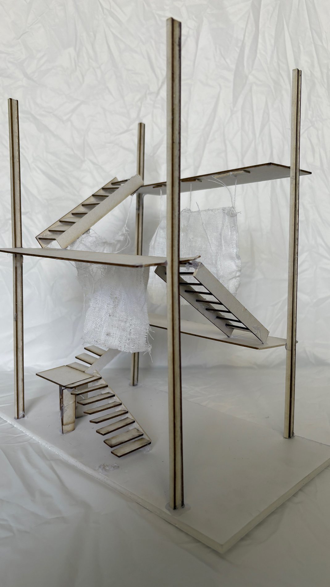 Structural study, stair and frame